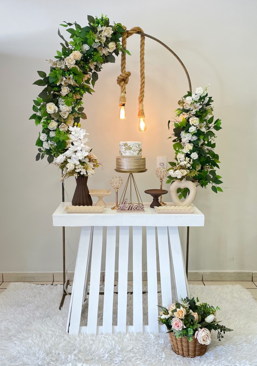 Casamento Marron  - Cantinho Da Alegria Festas