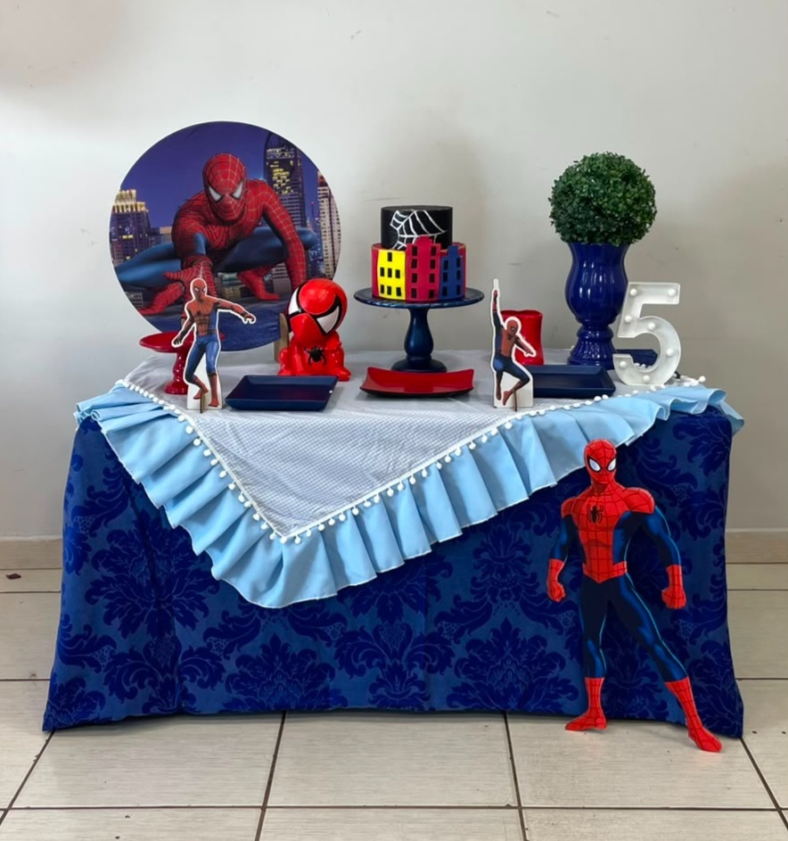 Mini Kit Homem Aranha (Toalha) - Cantinho Da Alegria Festas
