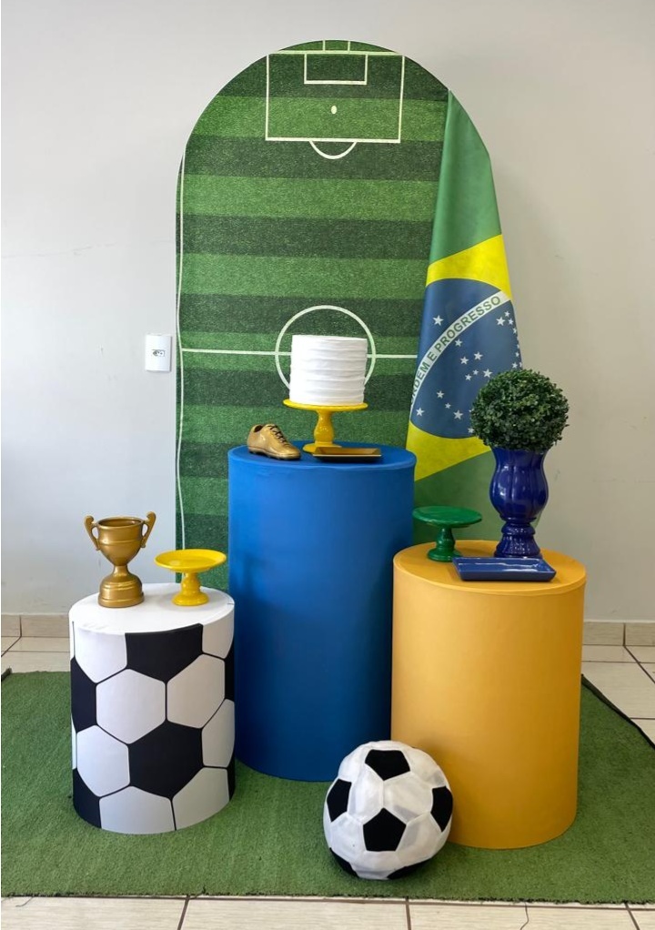 Kit Brasil Campo de Futebol - Cantinho Da Alegria Festas