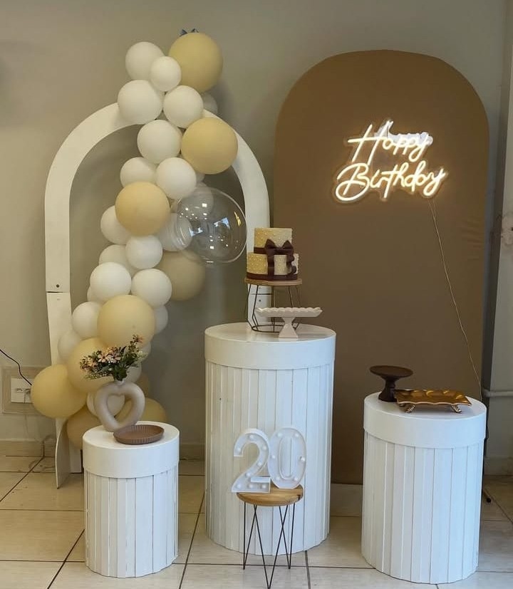 Kit Nude E Branco  - Cantinho Da Alegria Festas