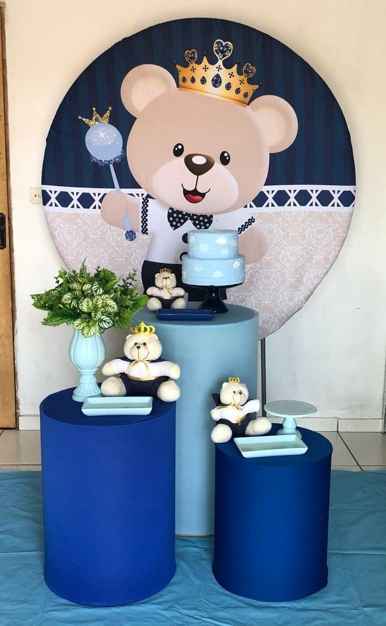 Kit Urso Rei  - Cantinho Da Alegria Festas
