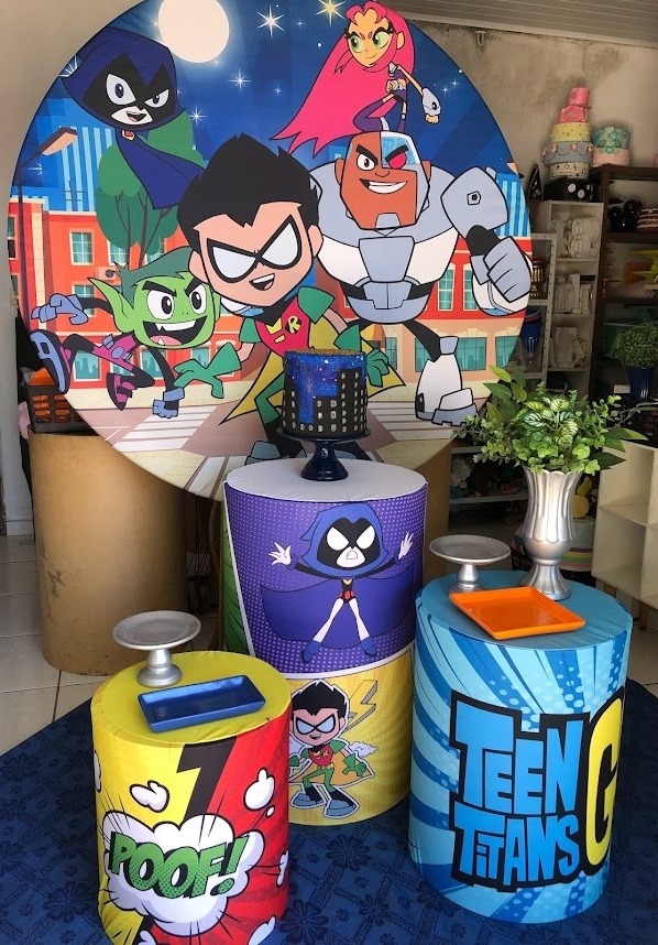 Kit Jovens Titans 2 - Cantinho Da Alegria Festas