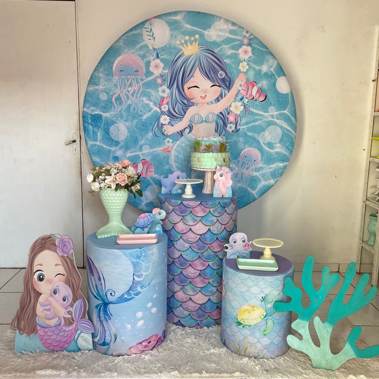 Kit Sereia 2 - Cantinho Da Alegria Festas