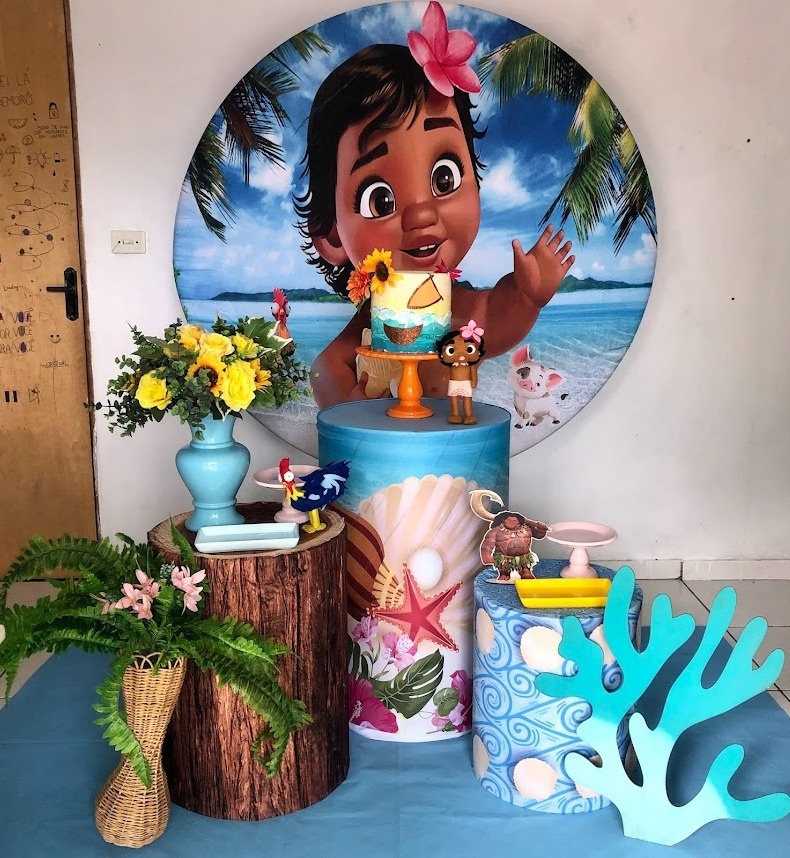 Kit Moana Baby 2 - Cantinho Da Alegria Festas