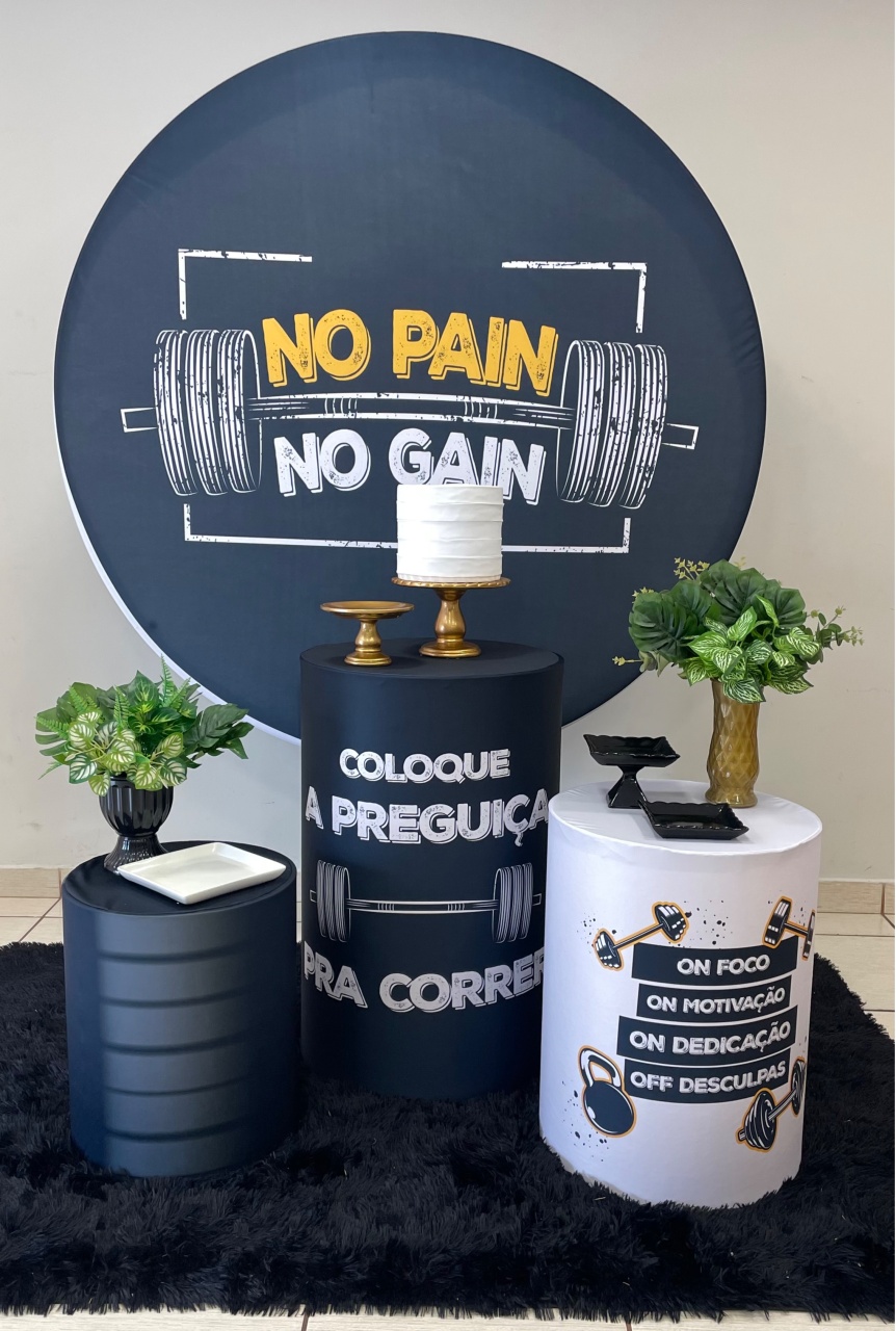 Kit Academia - Cantinho Da Alegria Festas