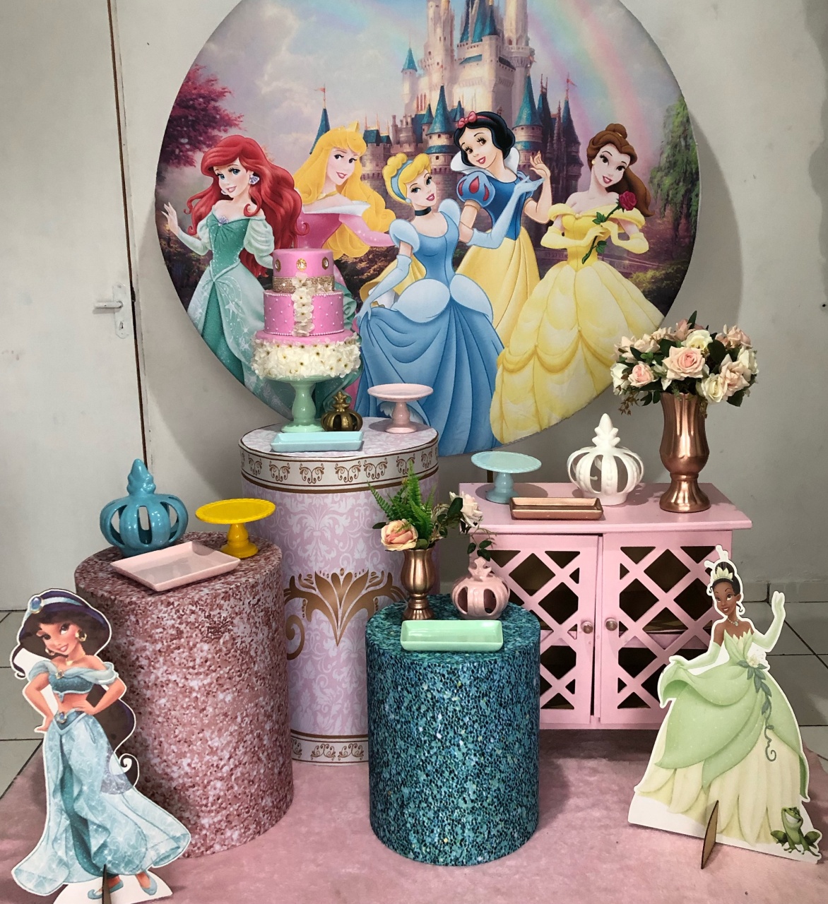 Kit Princesas  2.0 Com Balões de Brinde - Cantinho Da Alegria Festas