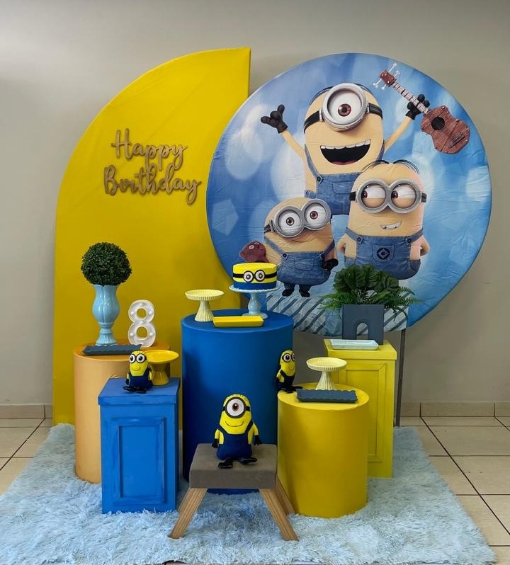 Composição Minions  - Cantinho Da Alegria Festas