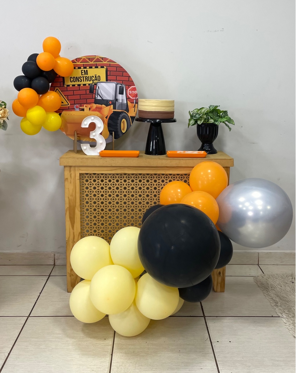 Mini Kit Trator 2 - Cantinho Da Alegria Festas