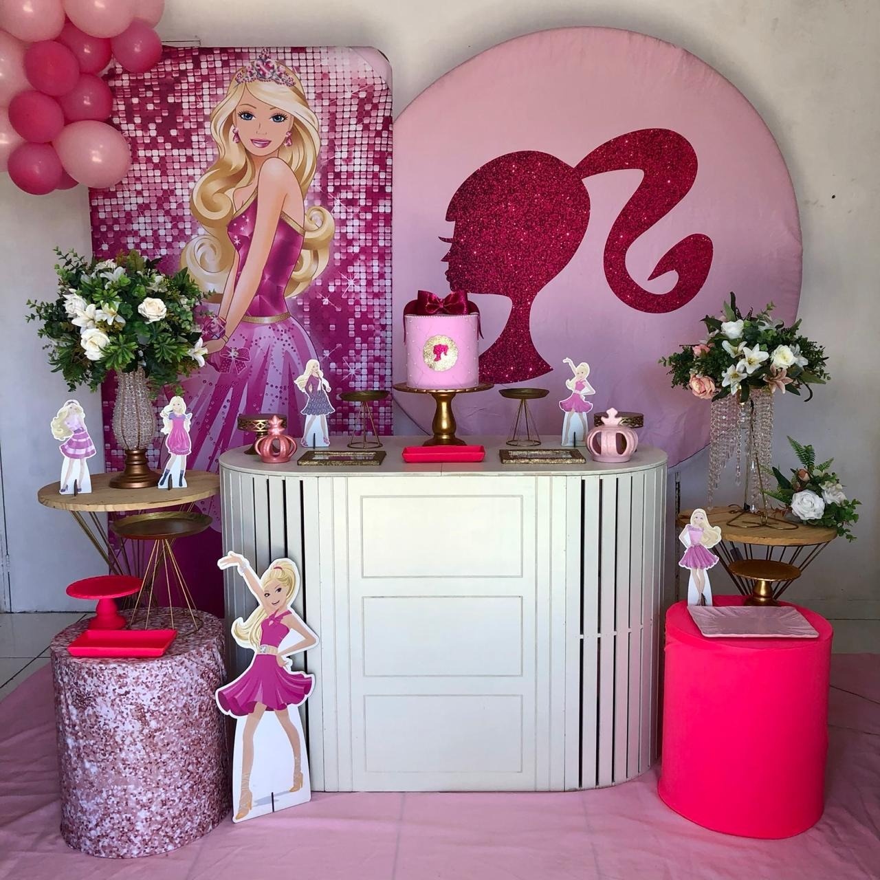 Composição Barbie 2 - Cantinho Da Alegria Festas