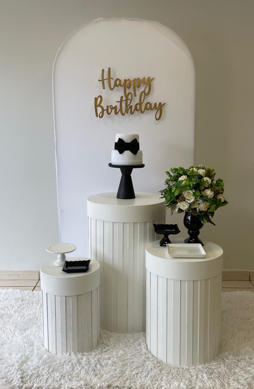 Kit Preto E Branco Laços  - Cantinho Da Alegria Festas