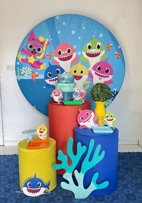 Kit Baby Shark - Cantinho Da Alegria Festas