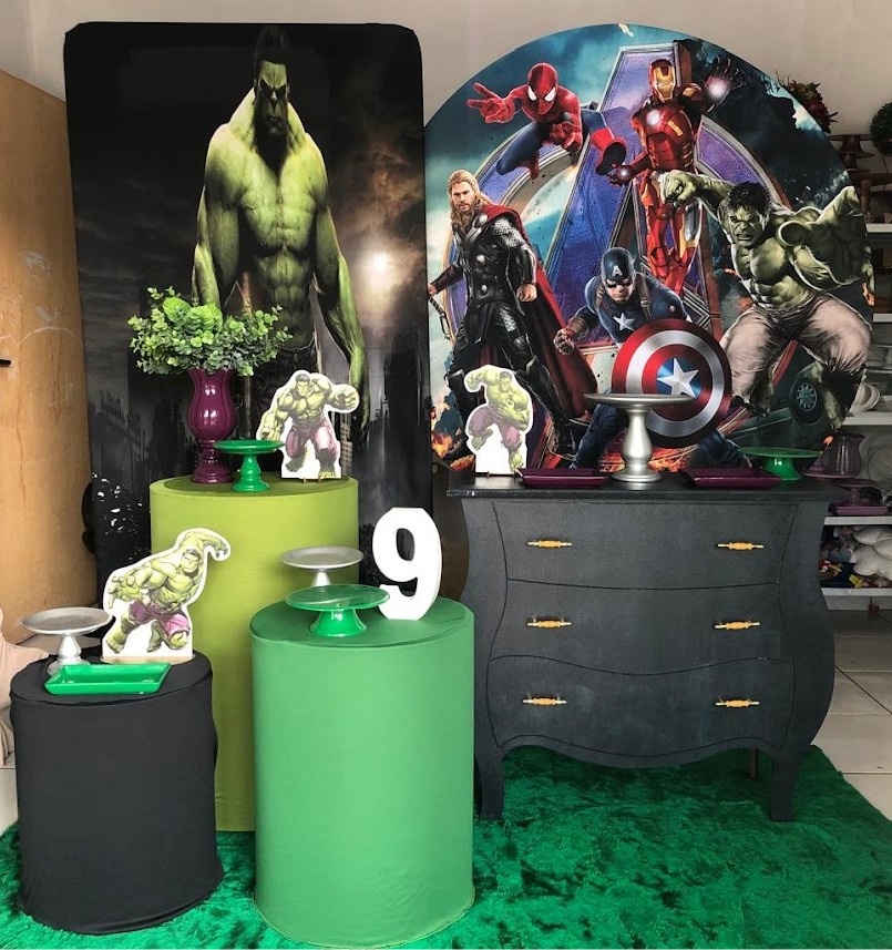 Composição Vingadores Com Balões de Brinde  - Cantinho Da Alegria Festas