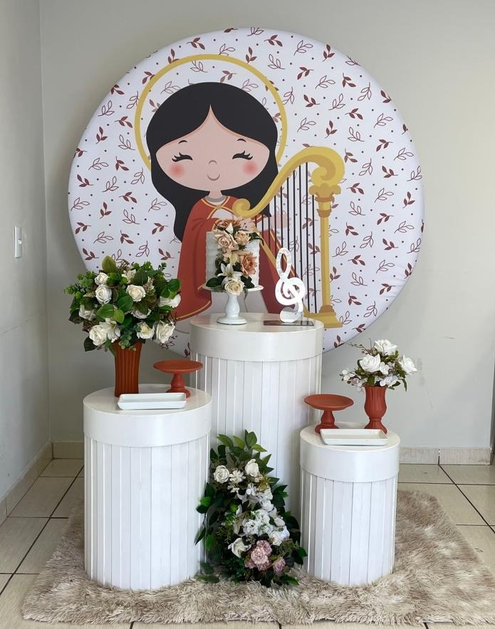 Kit Santa Cecília - Cantinho Da Alegria Festas