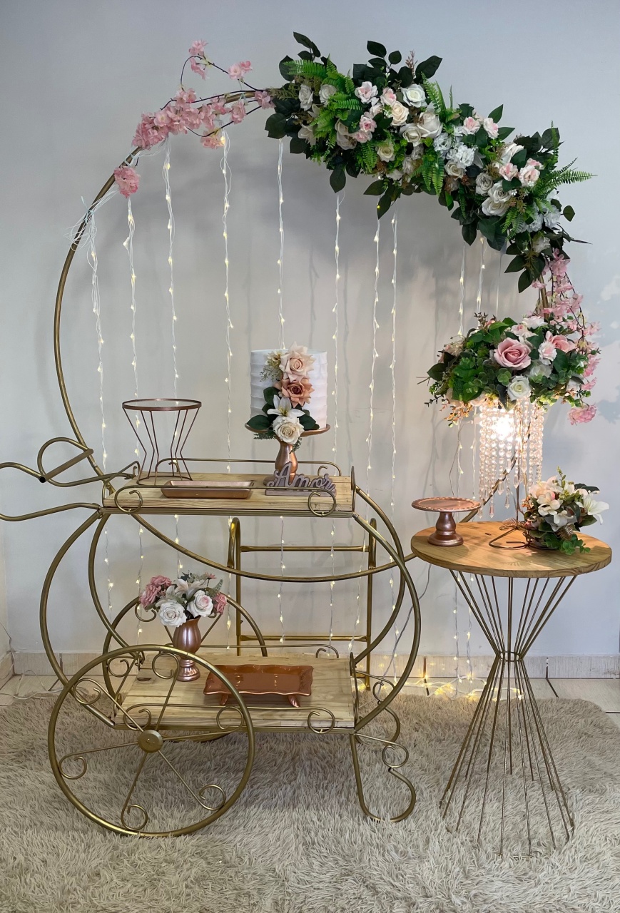 Casamento Rosa - Cantinho Da Alegria Festas