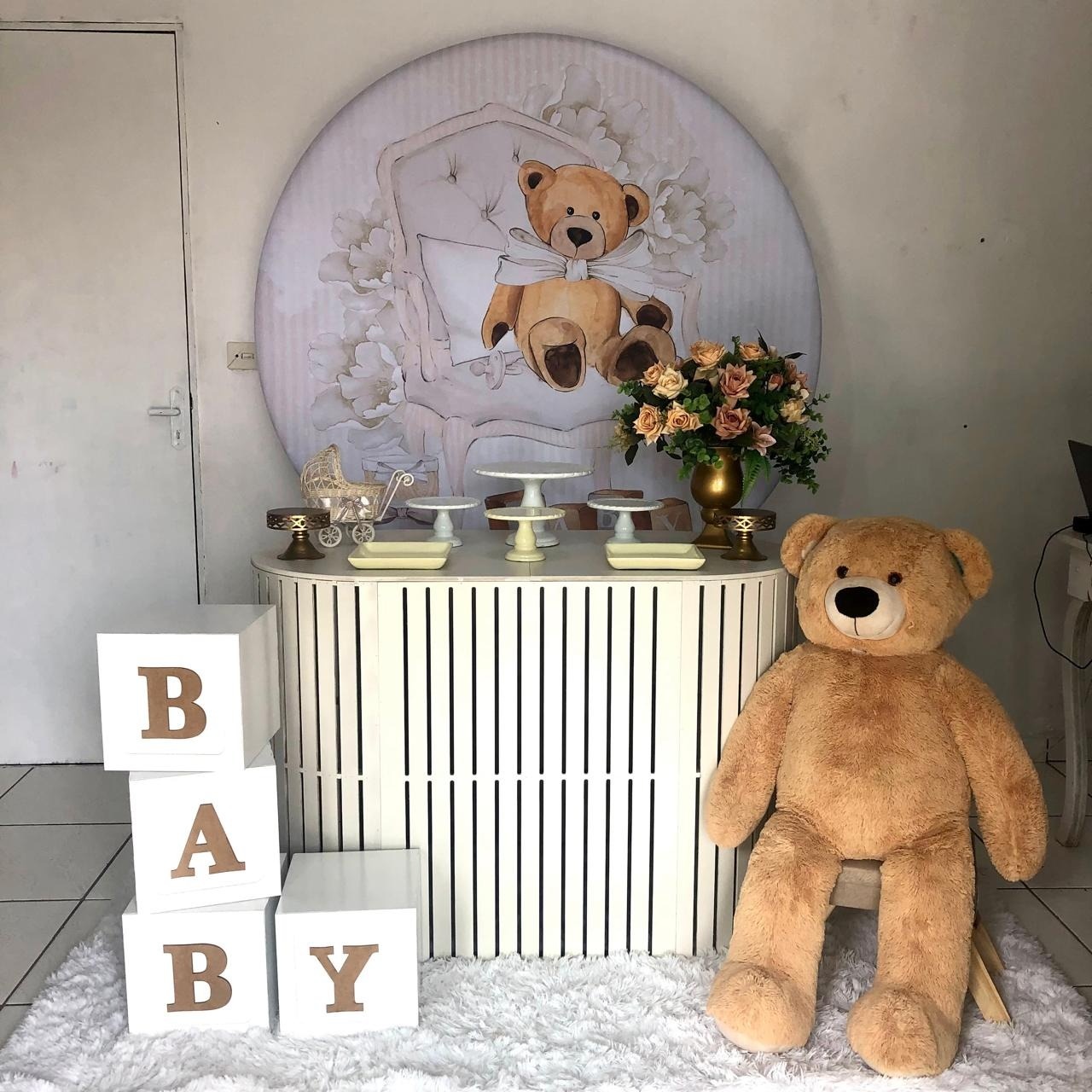 Composição Chá Urso 2 - Cantinho Da Alegria Festas