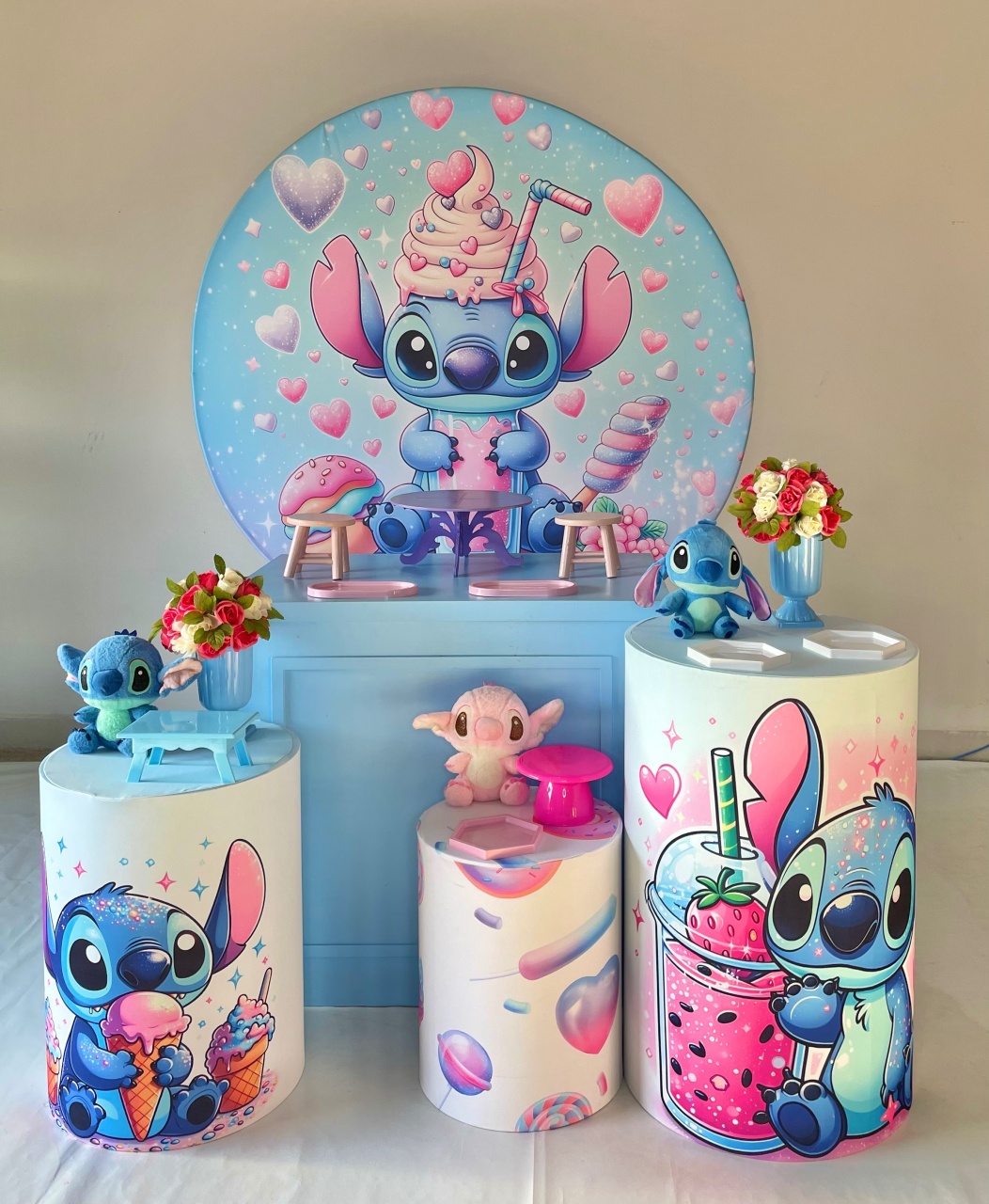 Kit Prata - Stitch - DLUARTS DECORAÇÕES E EVENTOS