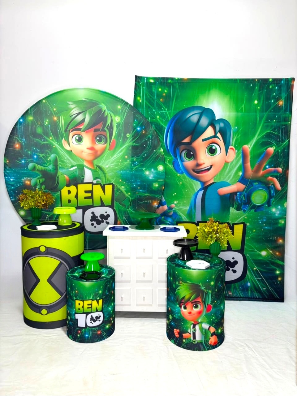 Kit Ouro - Ben 10 - DLUARTS DECORAÇÕES E EVENTOS
