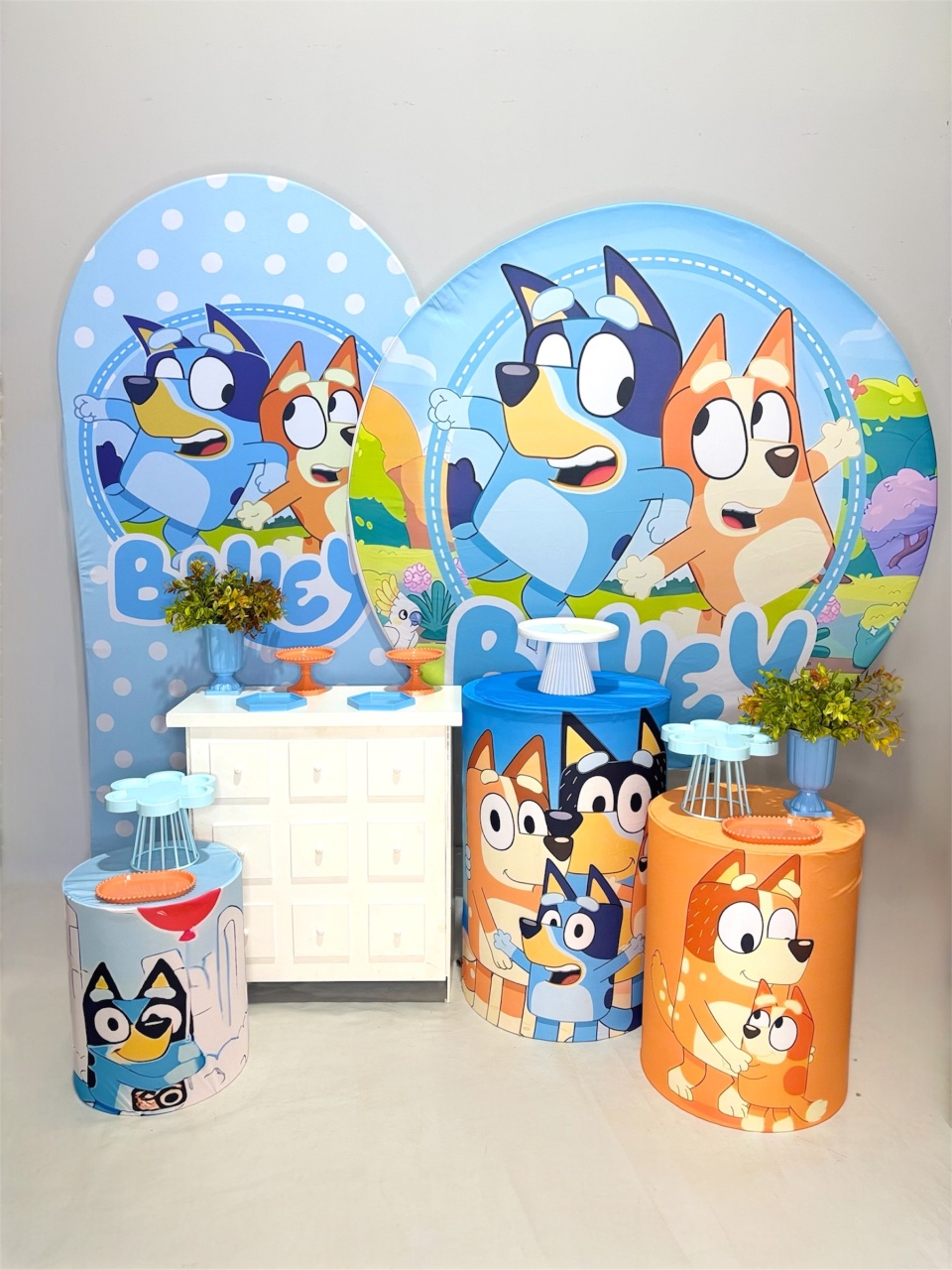 Kit Ouro - Bluey E Bingo - DLUARTS DECORAÇÕES E EVENTOS