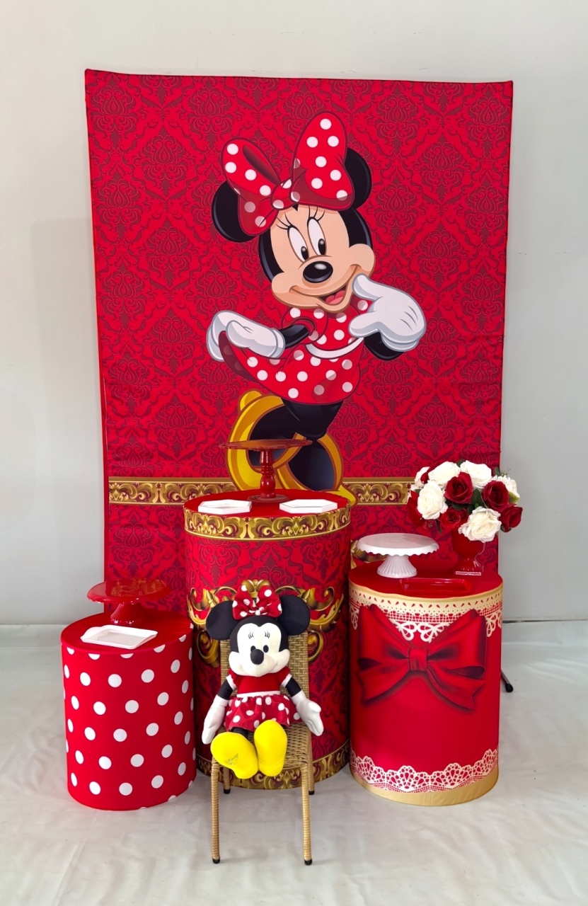 Kit Bronze 2 - Minie Vermelha - DLUARTS DECORAÇÕES E EVENTOS