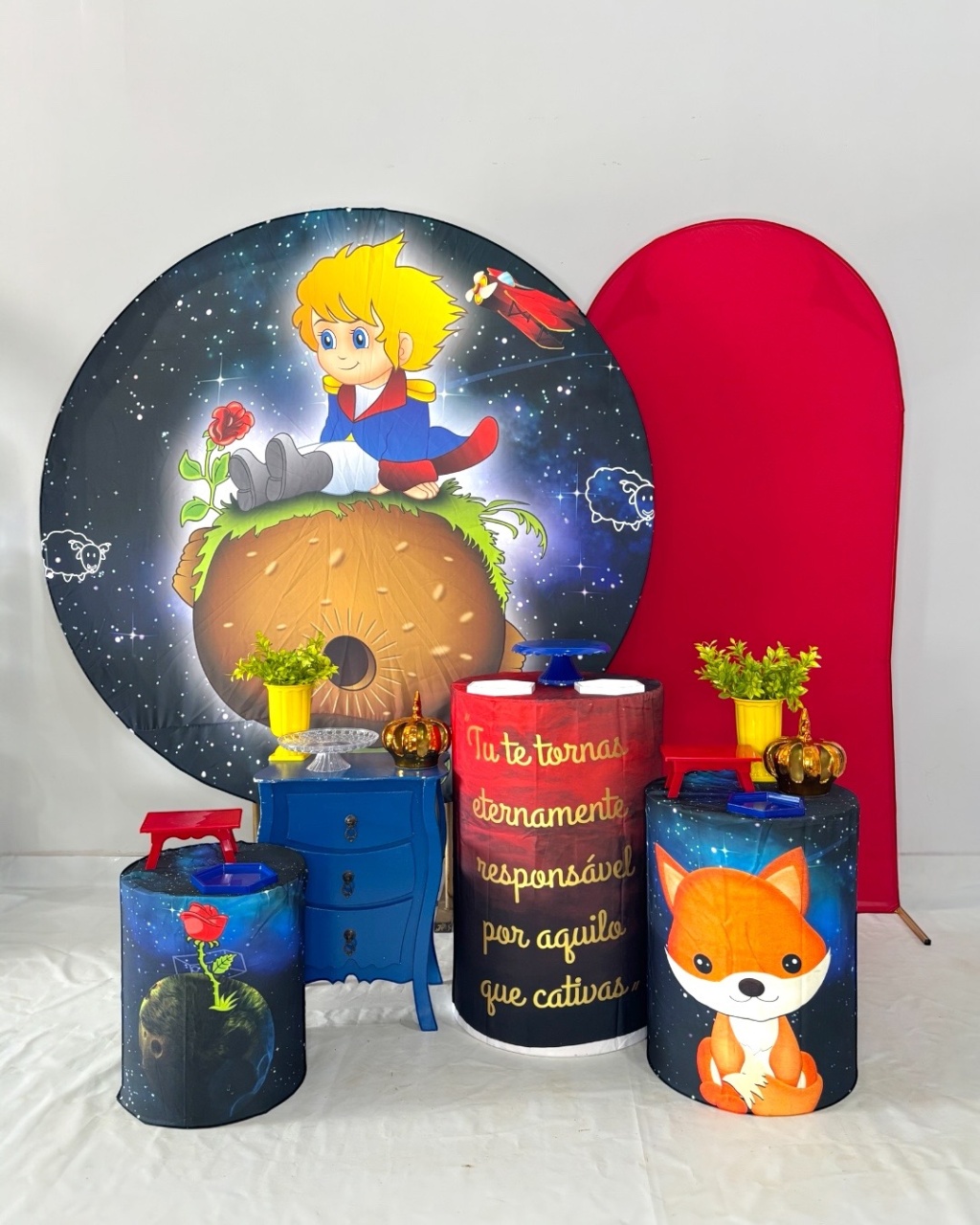 Kit Ouro - Pequeno Príncipe   - DLUARTS DECORAÇÕES E EVENTOS
