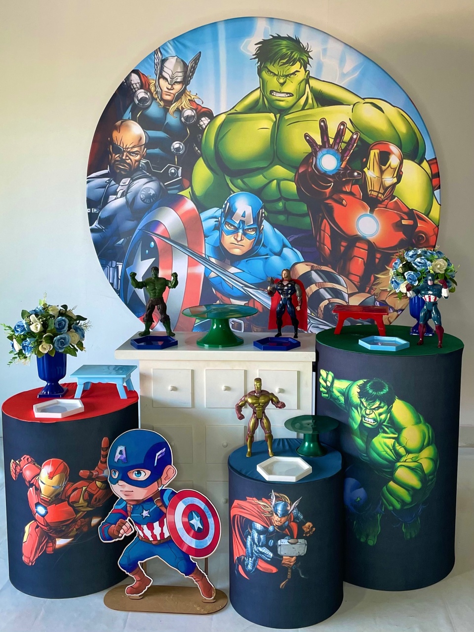Kit Prata - Vingadores - DLUARTS DECORAÇÕES E EVENTOS