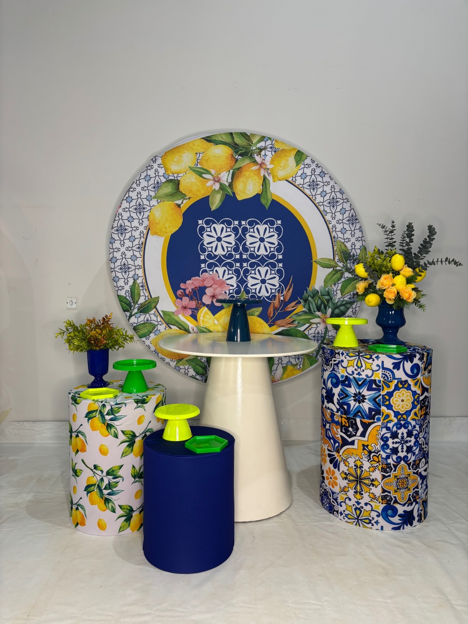 Kit Prata - Limão Siciliano - DLUARTS DECORAÇÕES E EVENTOS