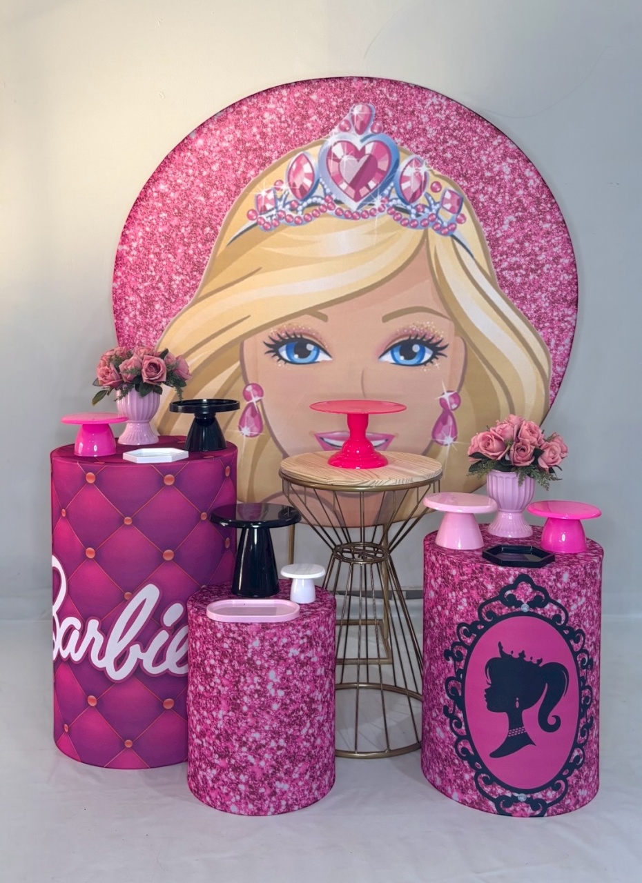 Kit Prata - Barbie - DLUARTS DECORAÇÕES E EVENTOS