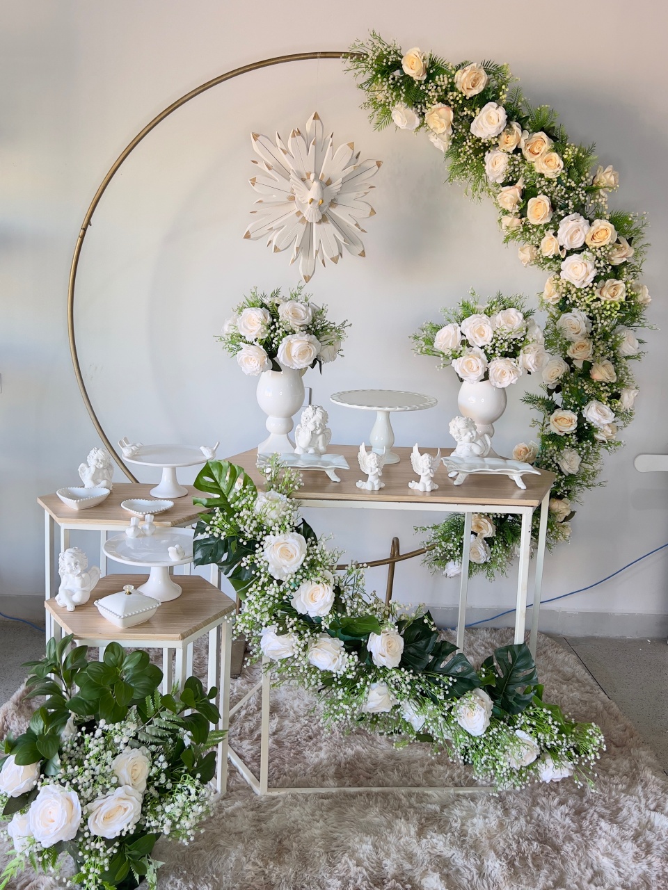 Kit Batizado Luxo 1 - Composição   - DLUARTS DECORAÇÕES E EVENTOS
