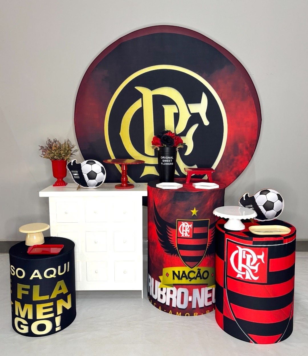 Kit Prata - Flamengo  - DLUARTS DECORAÇÕES E EVENTOS