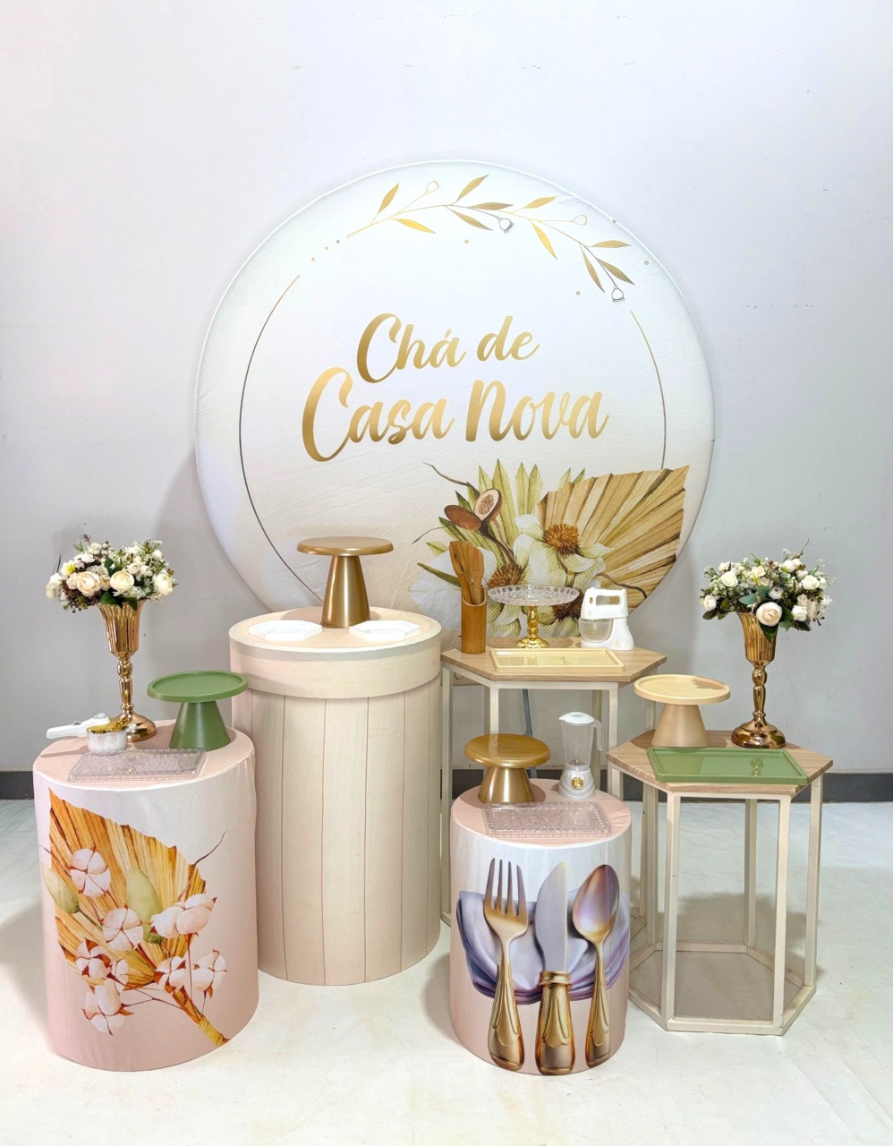 Kit Prata - Chá de Casa Nova - DLUARTS DECORAÇÕES E EVENTOS