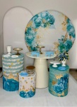 Kit Ouro - Floral Azul - imagem 2