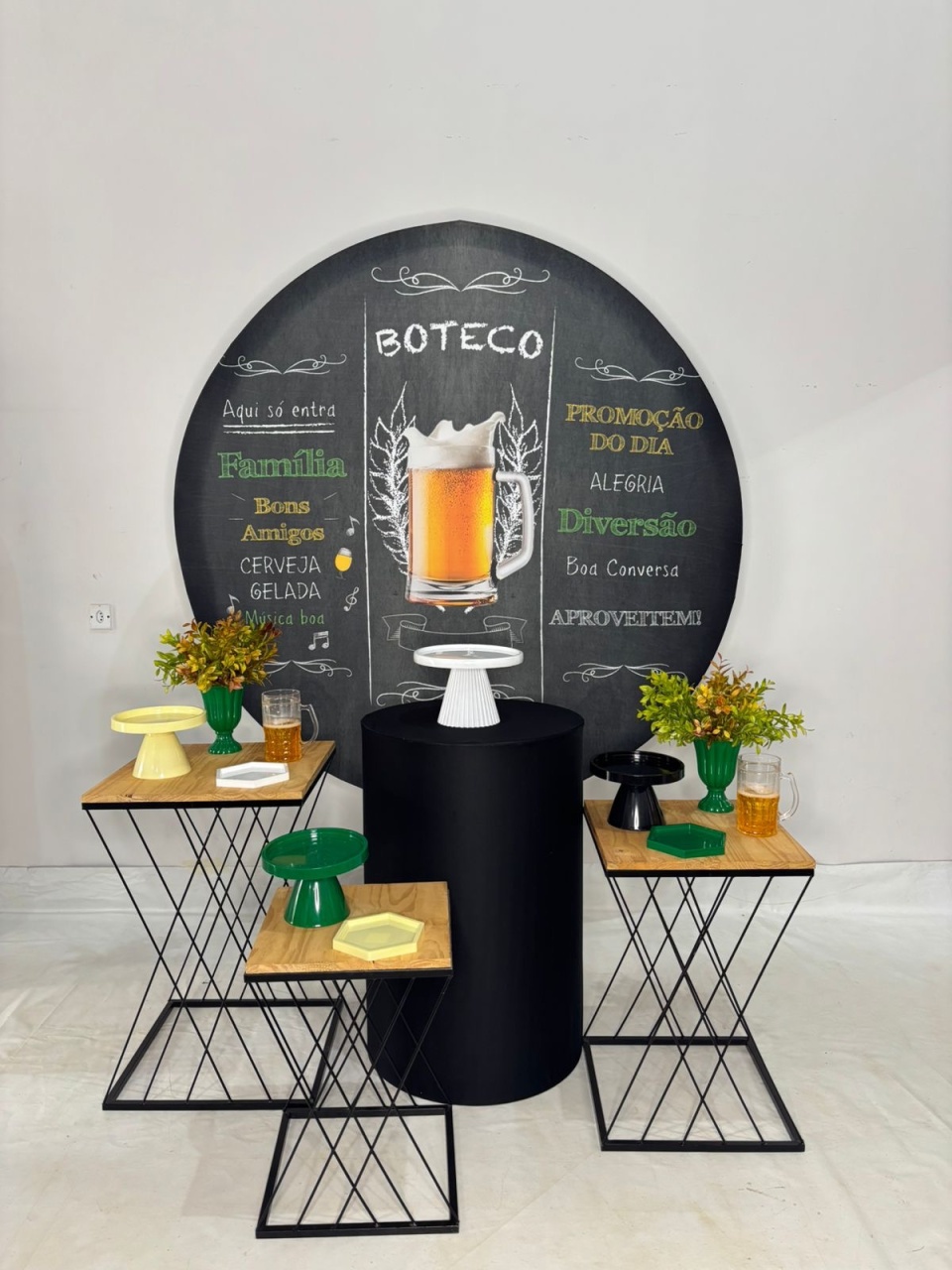 Kit Prata - Boteco Preto - DLUARTS DECORAÇÕES E EVENTOS