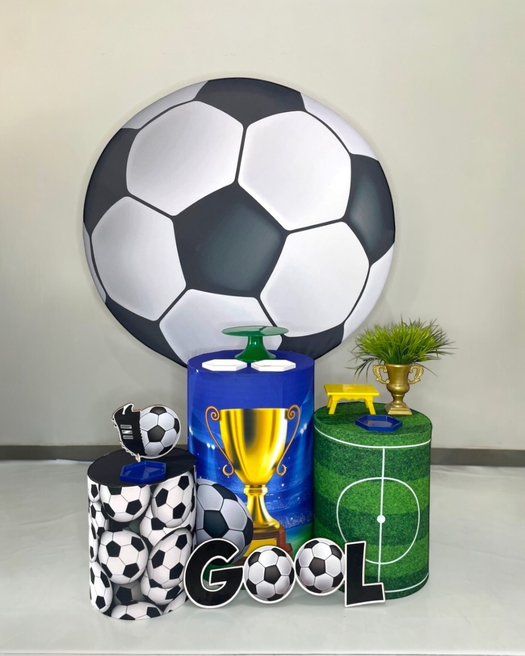 Kit Bronze - Futebol Bola - DLUARTS DECORAÇÕES E EVENTOS