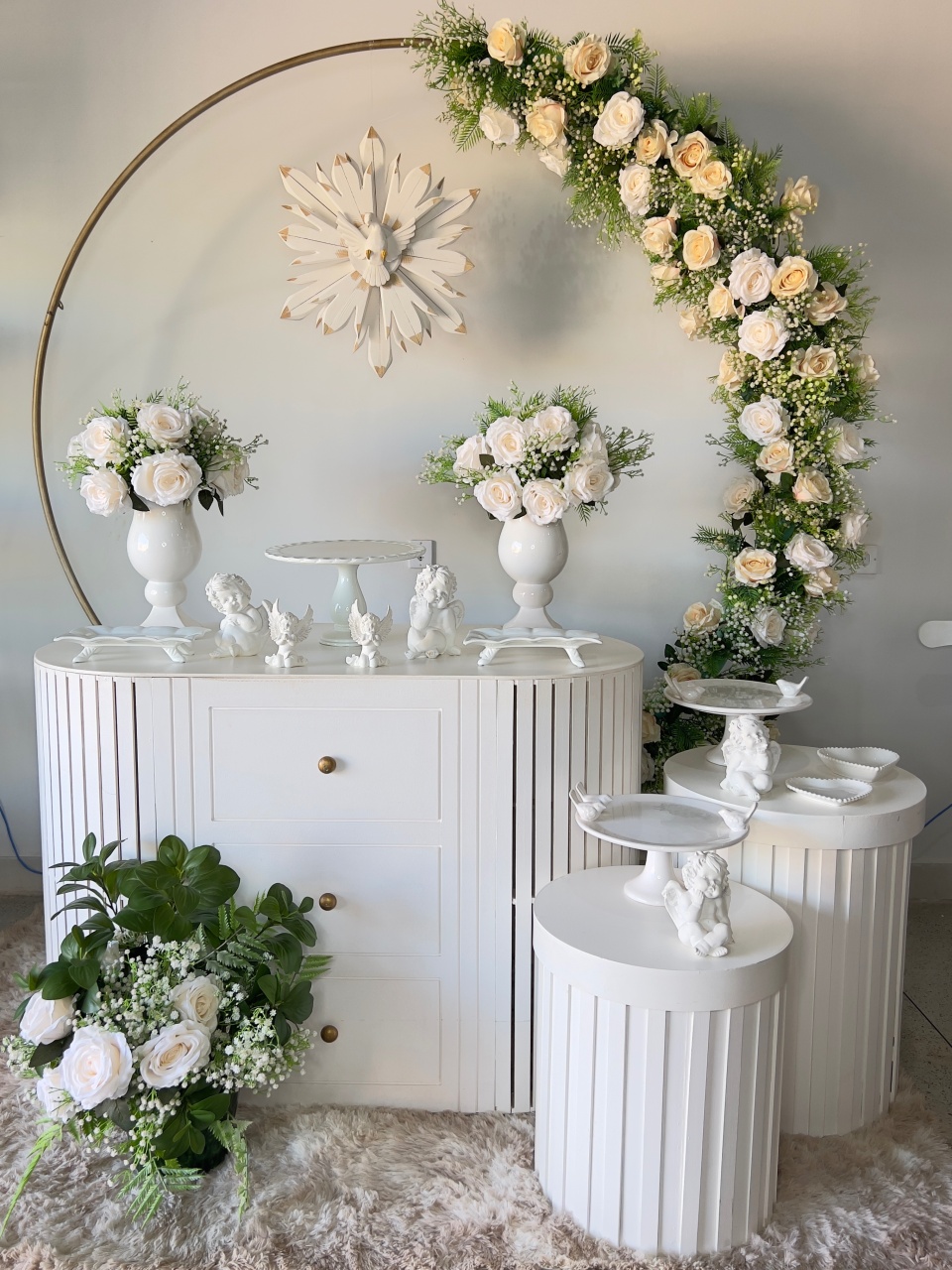 Kit Batizado Luxo 2 - Composição - DLUARTS DECORAÇÕES E EVENTOS