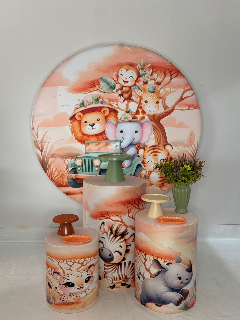 Kit Bronze - Safari Bege   - DLUARTS DECORAÇÕES E EVENTOS