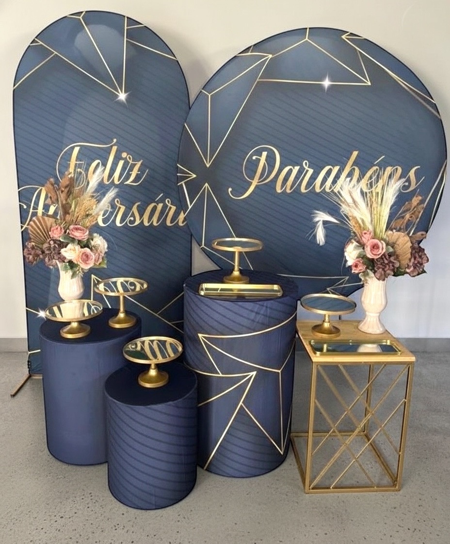 Kit Ouro - Feliz Aniversário - DLUARTS DECORAÇÕES E EVENTOS