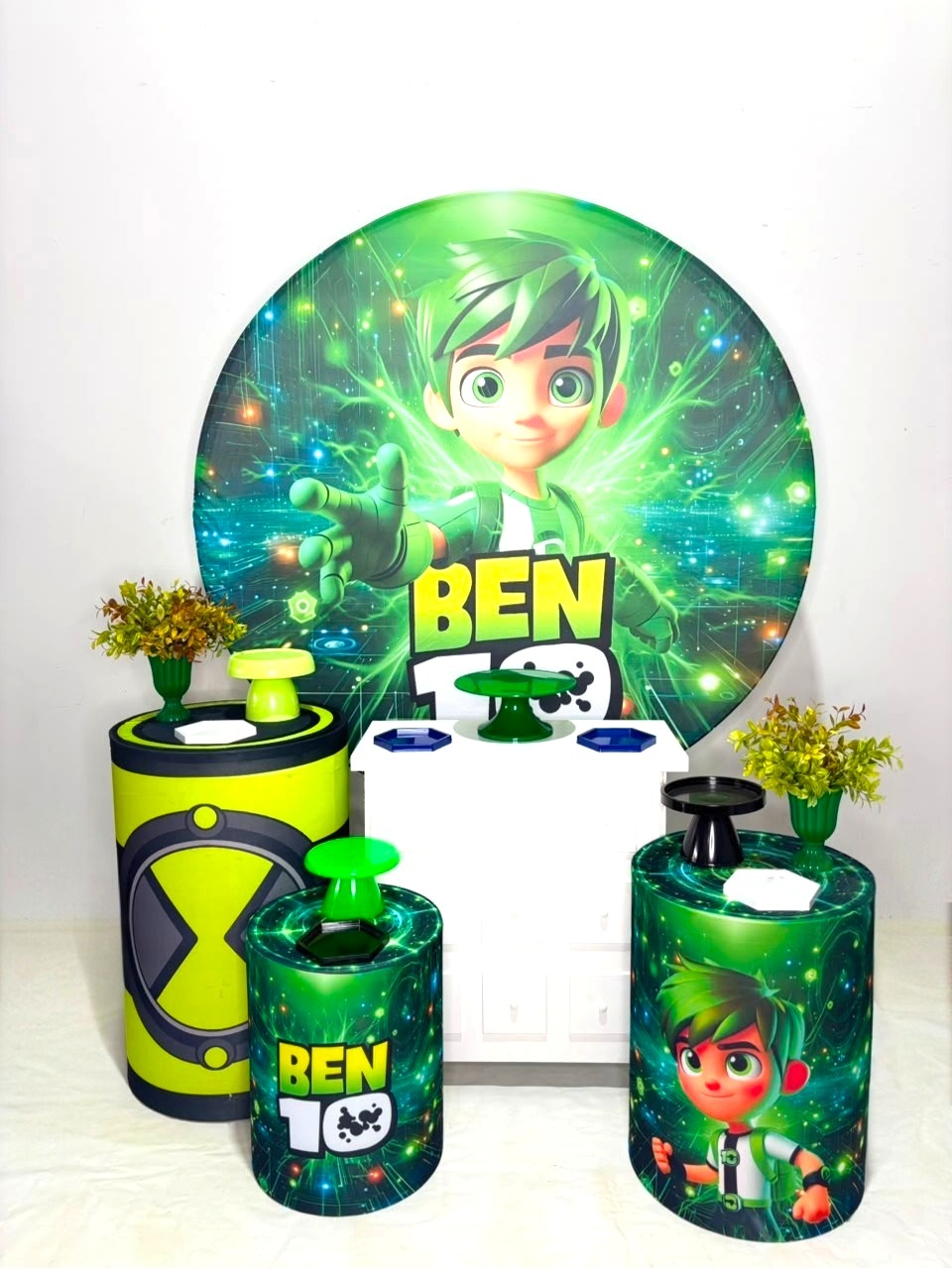 Kit Prata - Ben 10  - DLUARTS DECORAÇÕES E EVENTOS