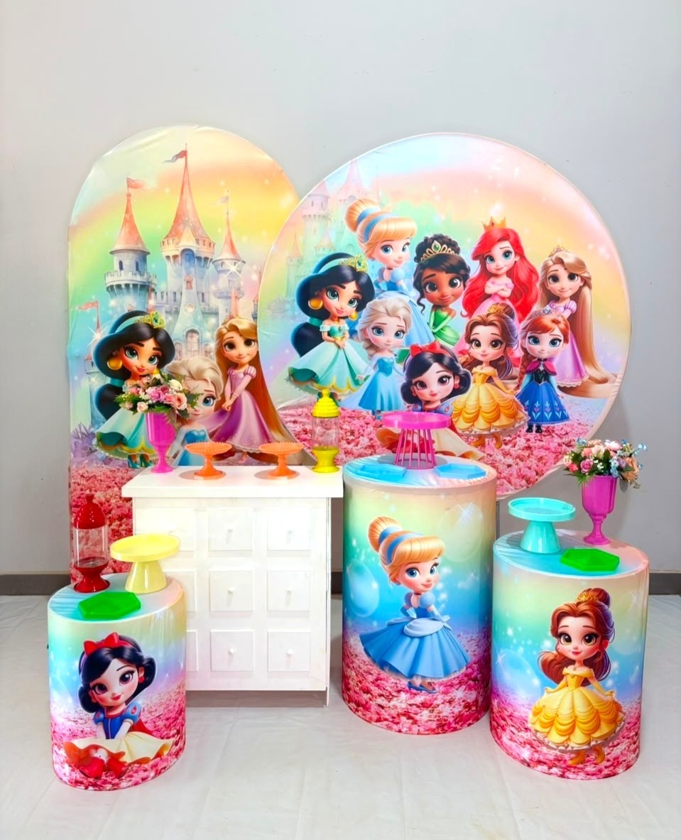 Kit Ouro - Princesas Baby - DLUARTS DECORAÇÕES E EVENTOS