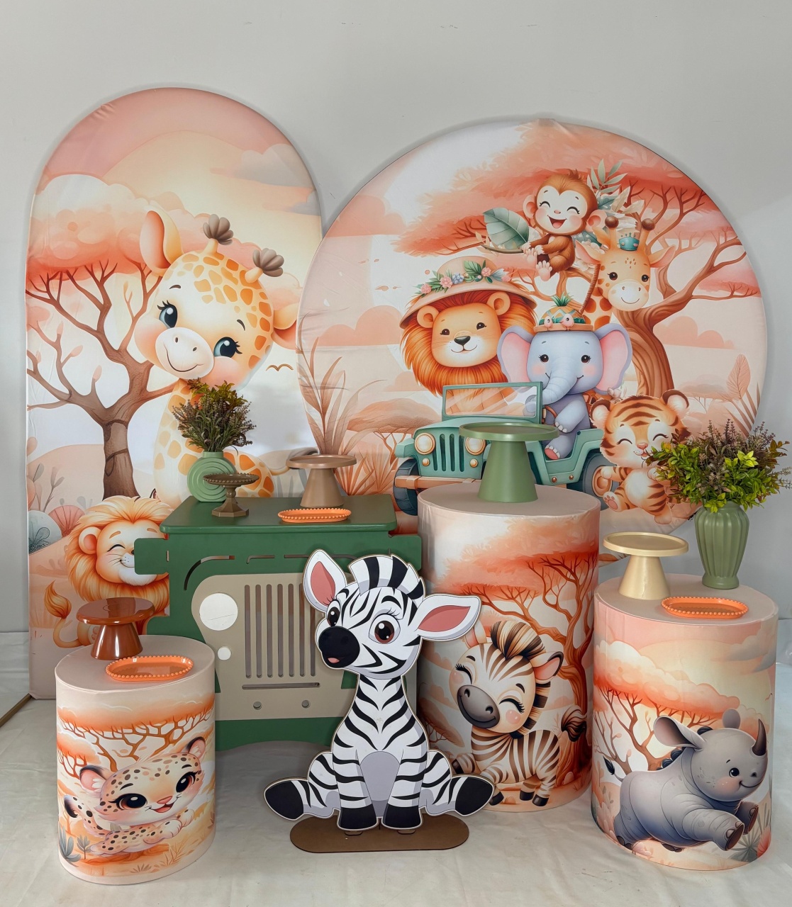 Kit Ouro - Safari Bege - DLUARTS DECORAÇÕES E EVENTOS