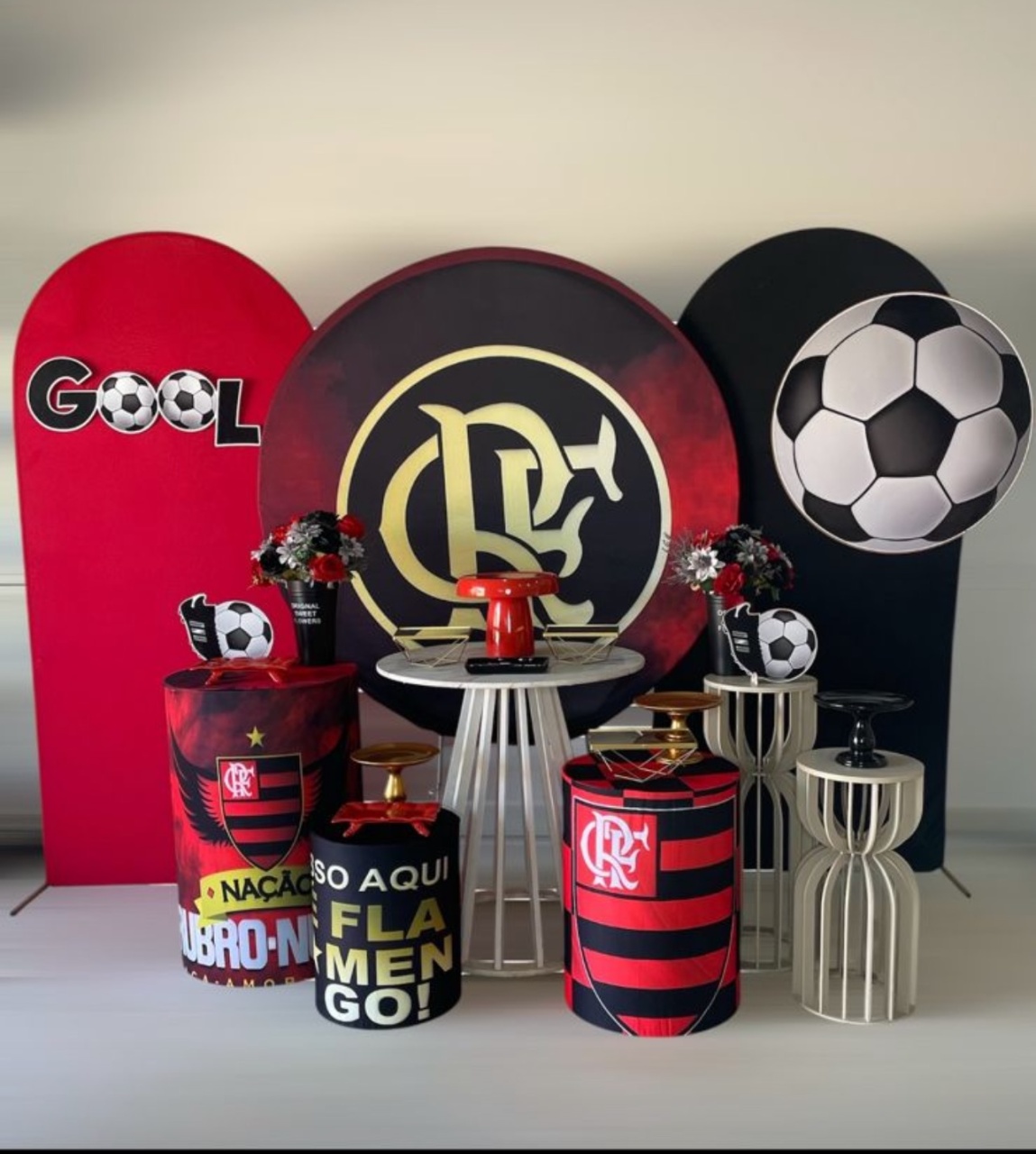 Kit Flamengo - Composição - DLUARTS DECORAÇÕES E EVENTOS