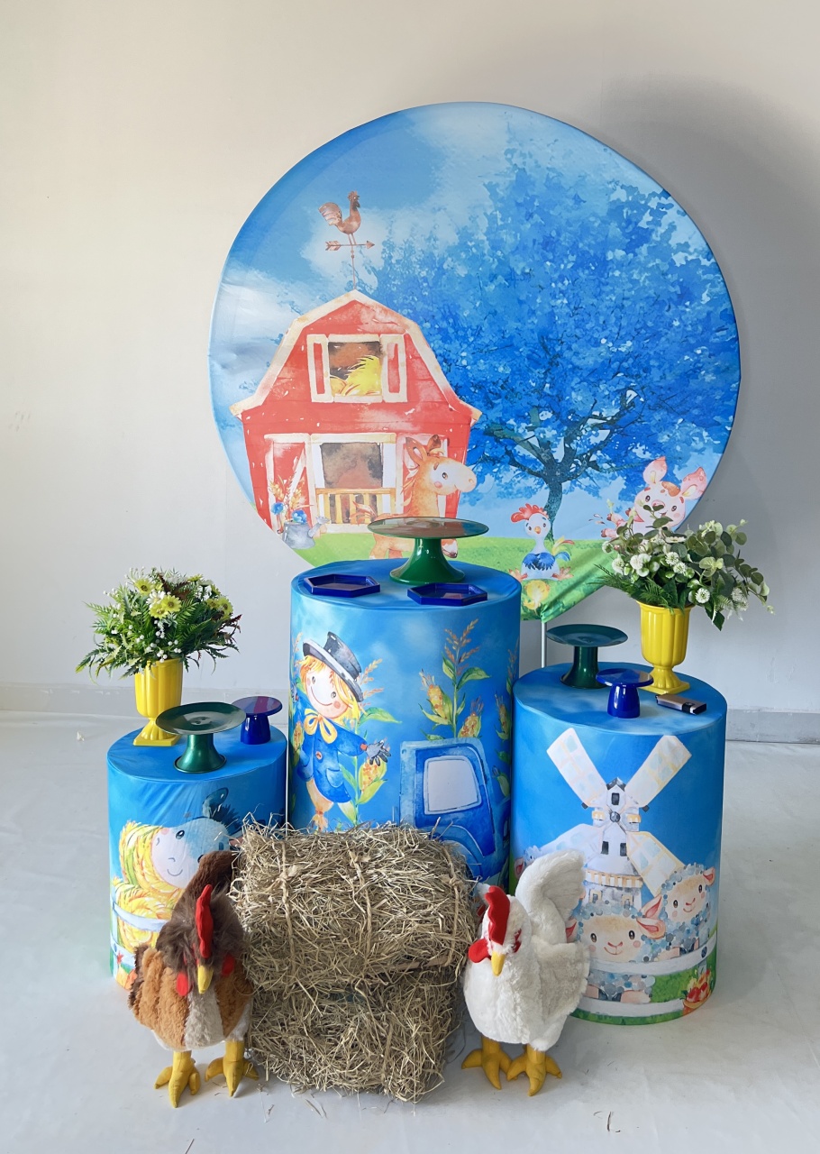 Kit Bronze- Fazendinha Azul - DLUARTS DECORAÇÕES E EVENTOS