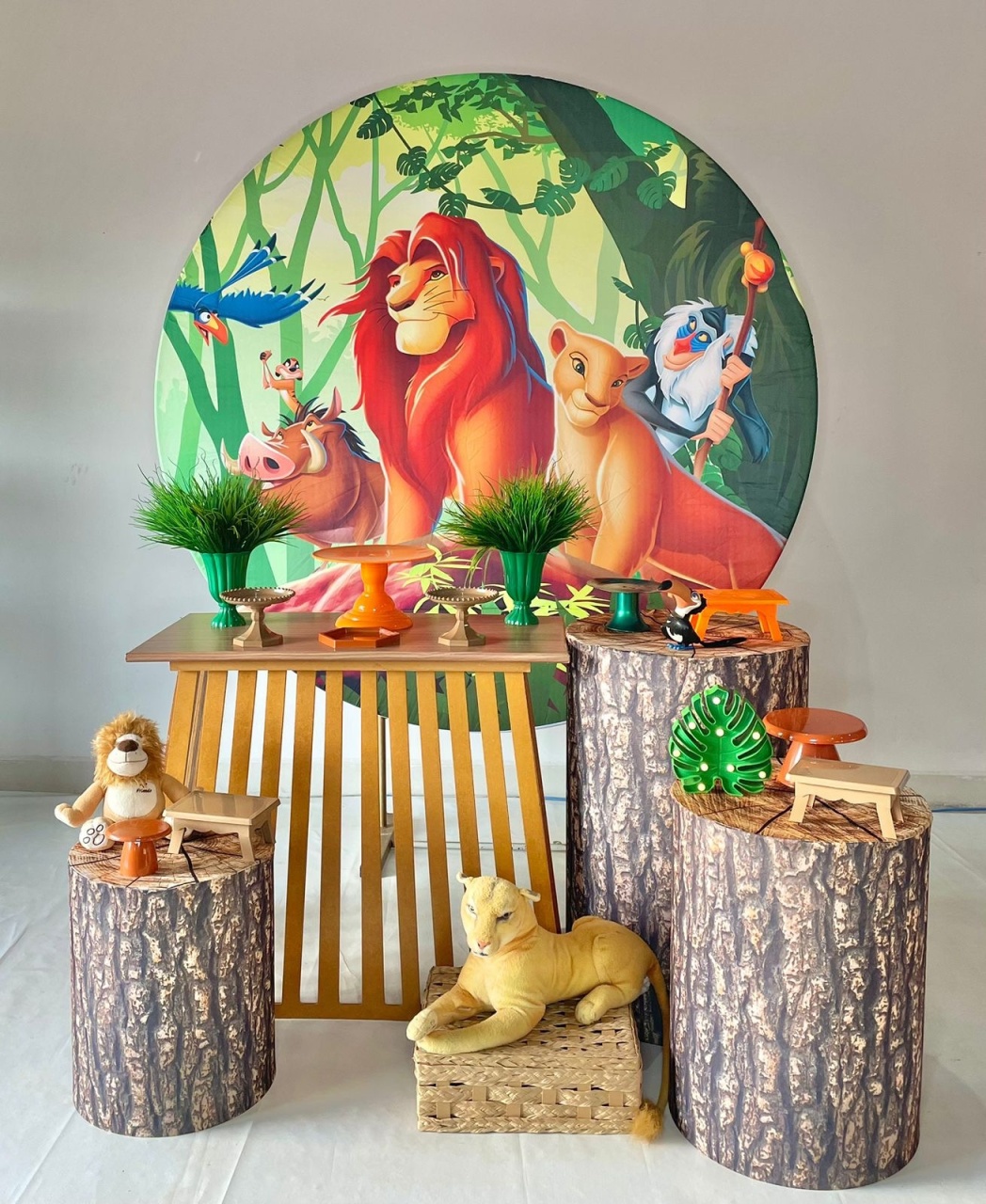 Kit Prata - Rei Leão - DLUARTS DECORAÇÕES E EVENTOS