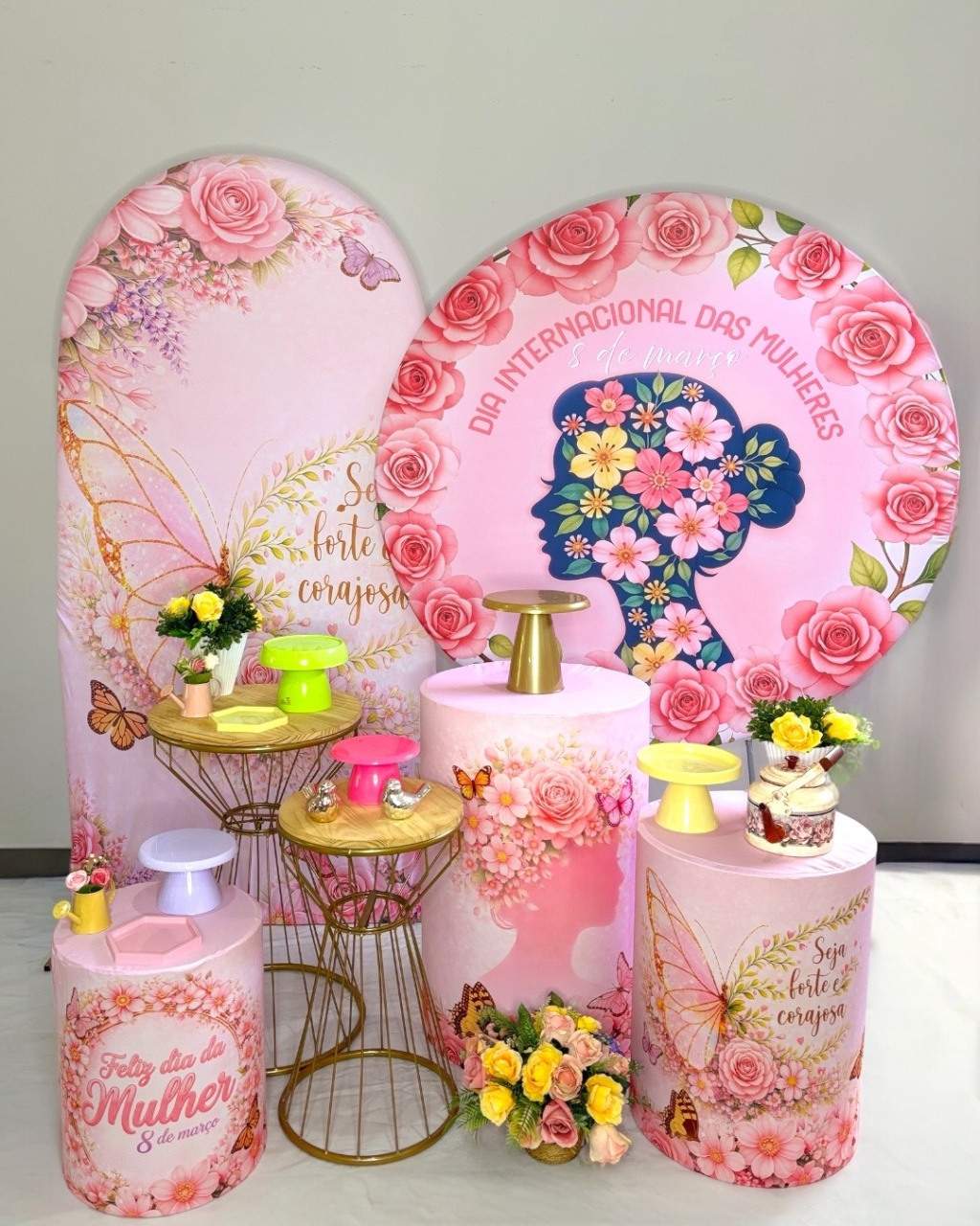 Kit Ouro - Dia das Mulheres  2 - DLUARTS DECORAÇÕES E EVENTOS