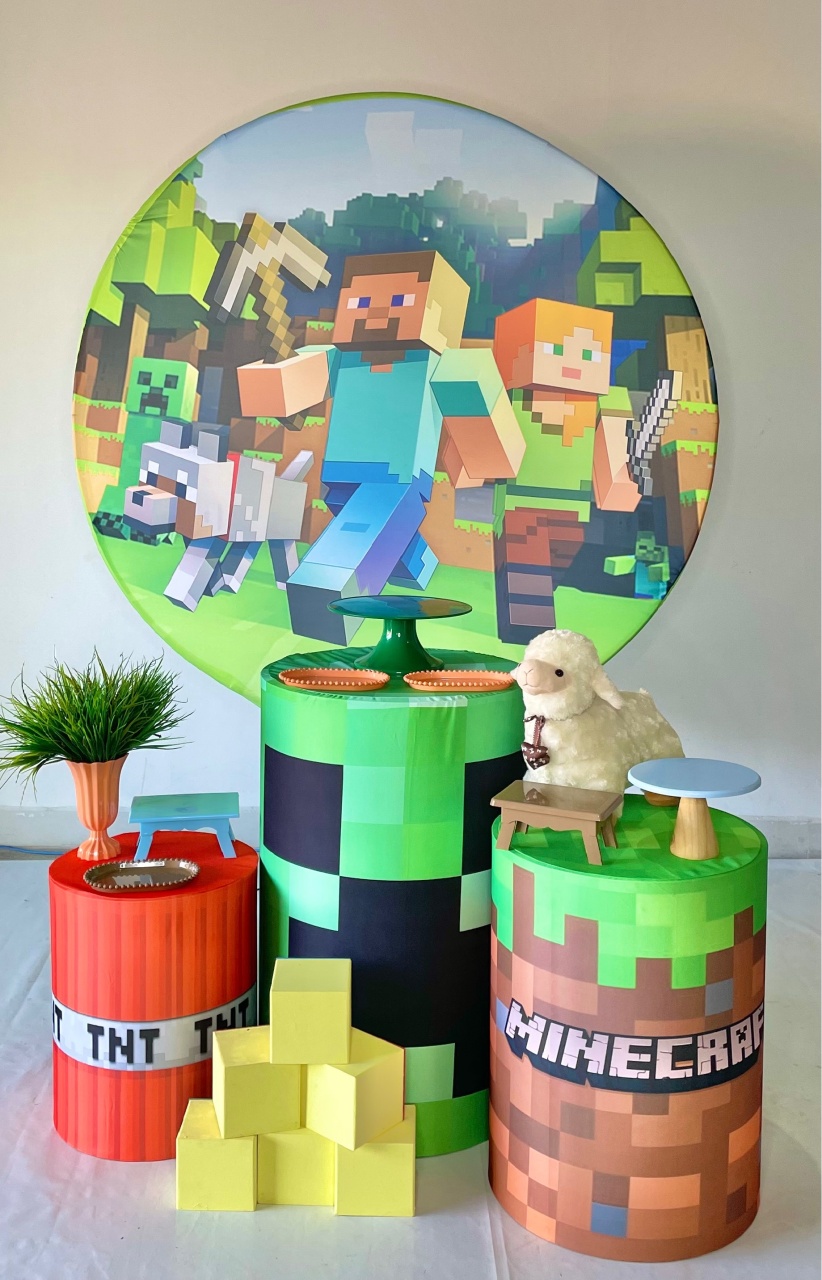 Kit Bronze - Minecraft - DLUARTS DECORAÇÕES E EVENTOS
