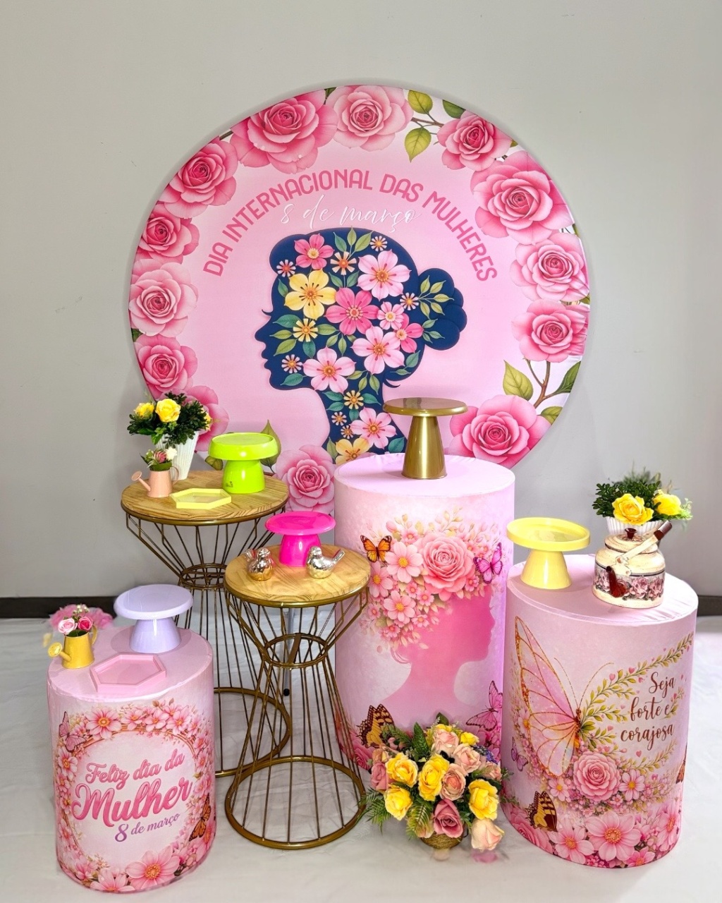Kit Prata - Dia das Melheres 2 - DLUARTS DECORAÇÕES E EVENTOS