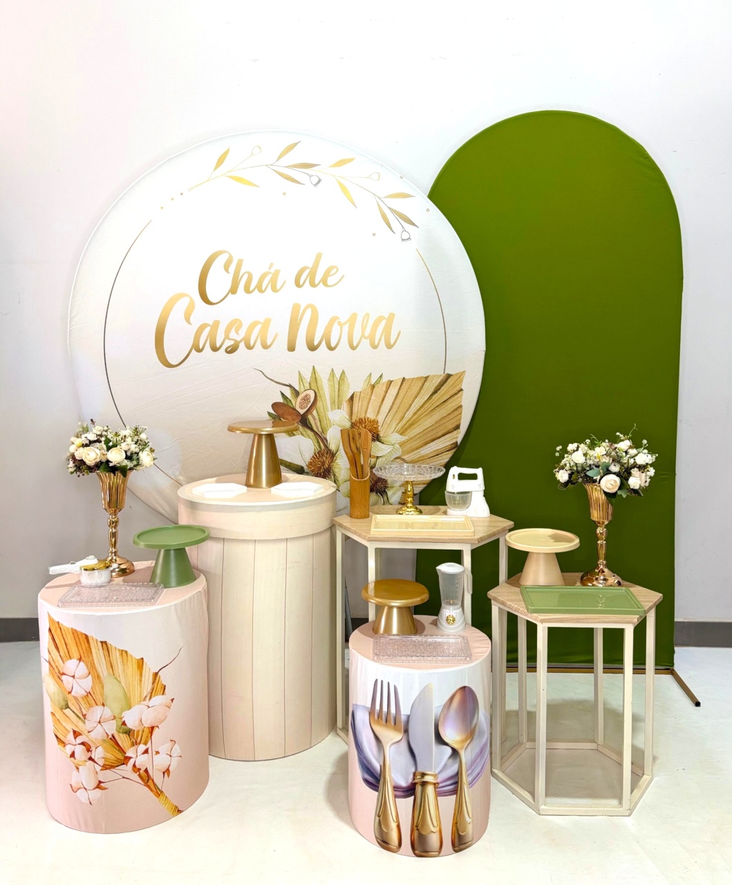 Kit Ouro - Chá de Casa Nova - DLUARTS DECORAÇÕES E EVENTOS