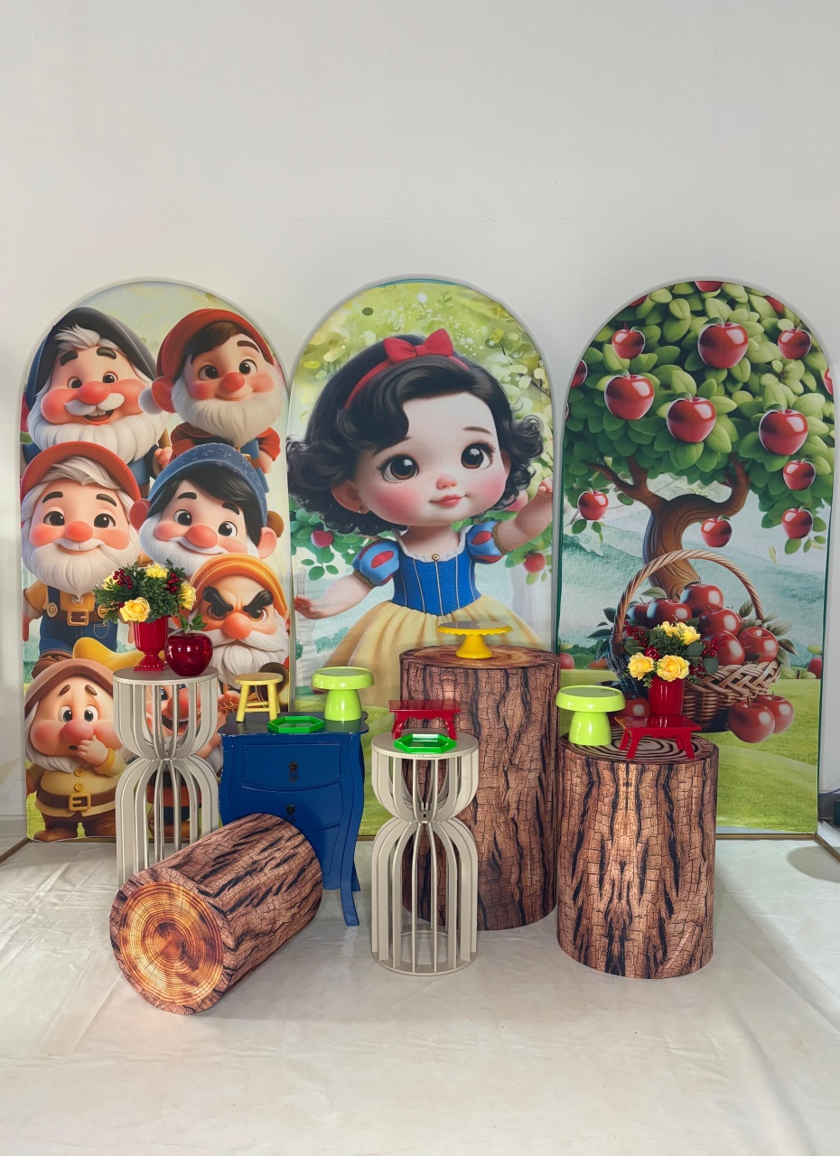 Kit Ouro - Branca de Neve - DLUARTS DECORAÇÕES E EVENTOS