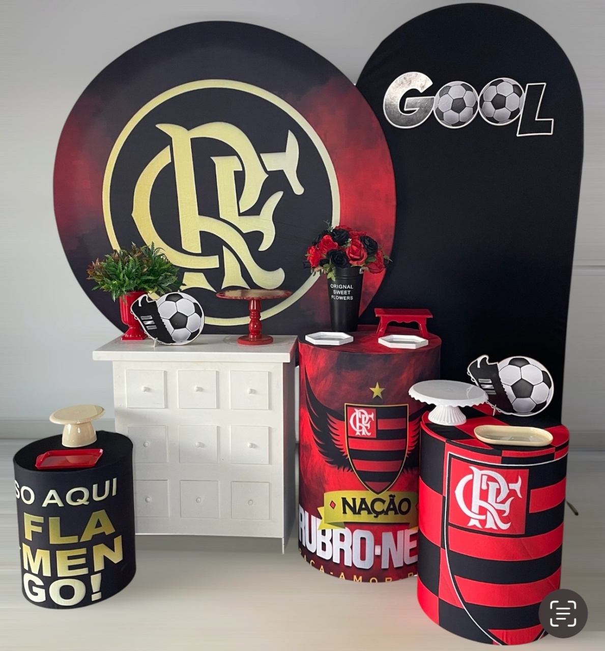 Kit Ouro - Flamengo   - DLUARTS DECORAÇÕES E EVENTOS