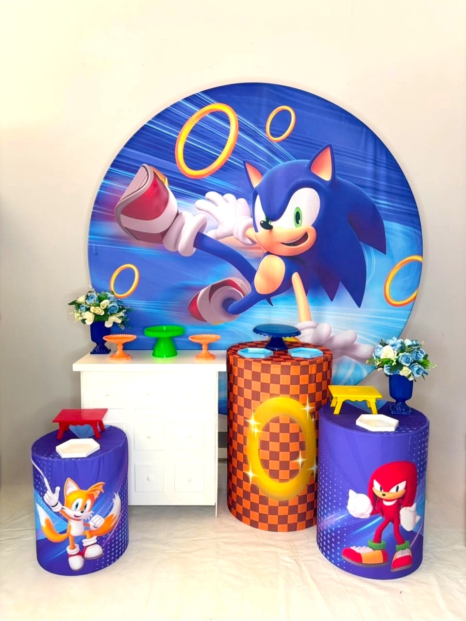Kit Prata - Sonic - DLUARTS DECORAÇÕES E EVENTOS