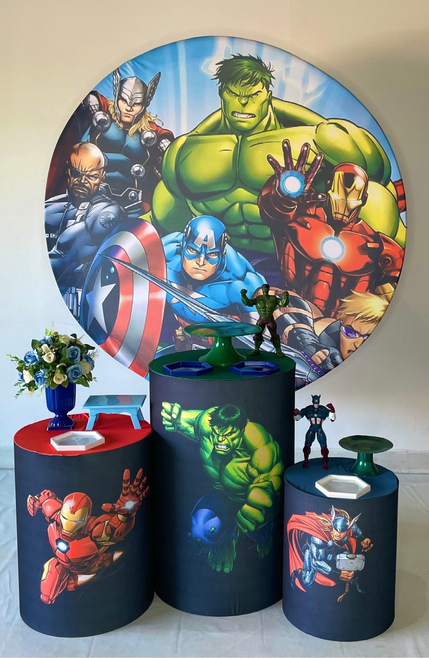 Kit Bronze - Vingadores - DLUARTS DECORAÇÕES E EVENTOS